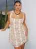 Maris Mini Dress Cream / Pink Curve sold by Princess Polly