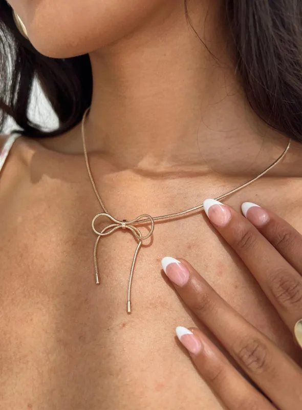 Cosette Necklace Gold sold by Princess Polly