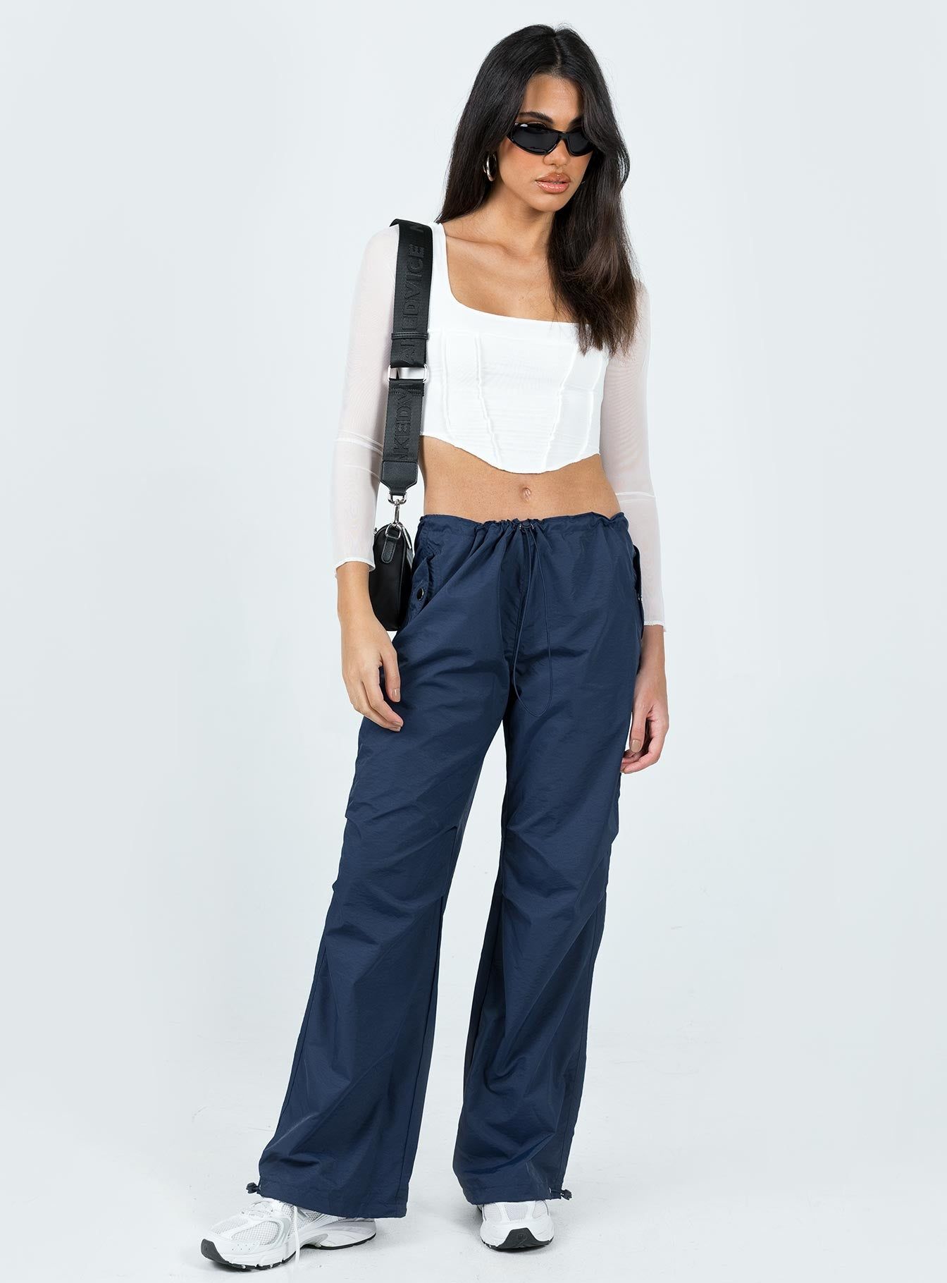Clydel Pants Navy sold by Princess Polly product image thumbnail 3