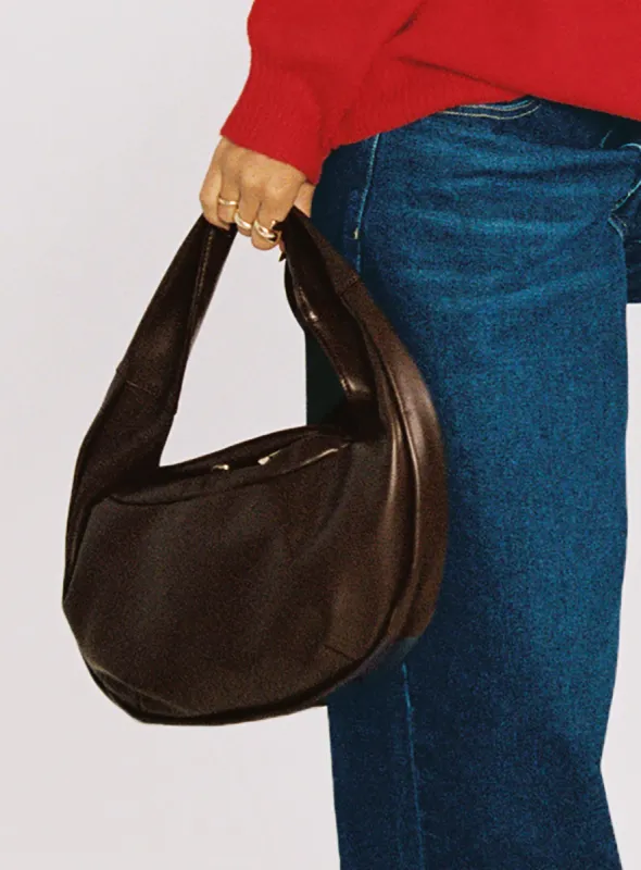 Prospect Park Shoulder Bag Chocolate sold by Princess Polly