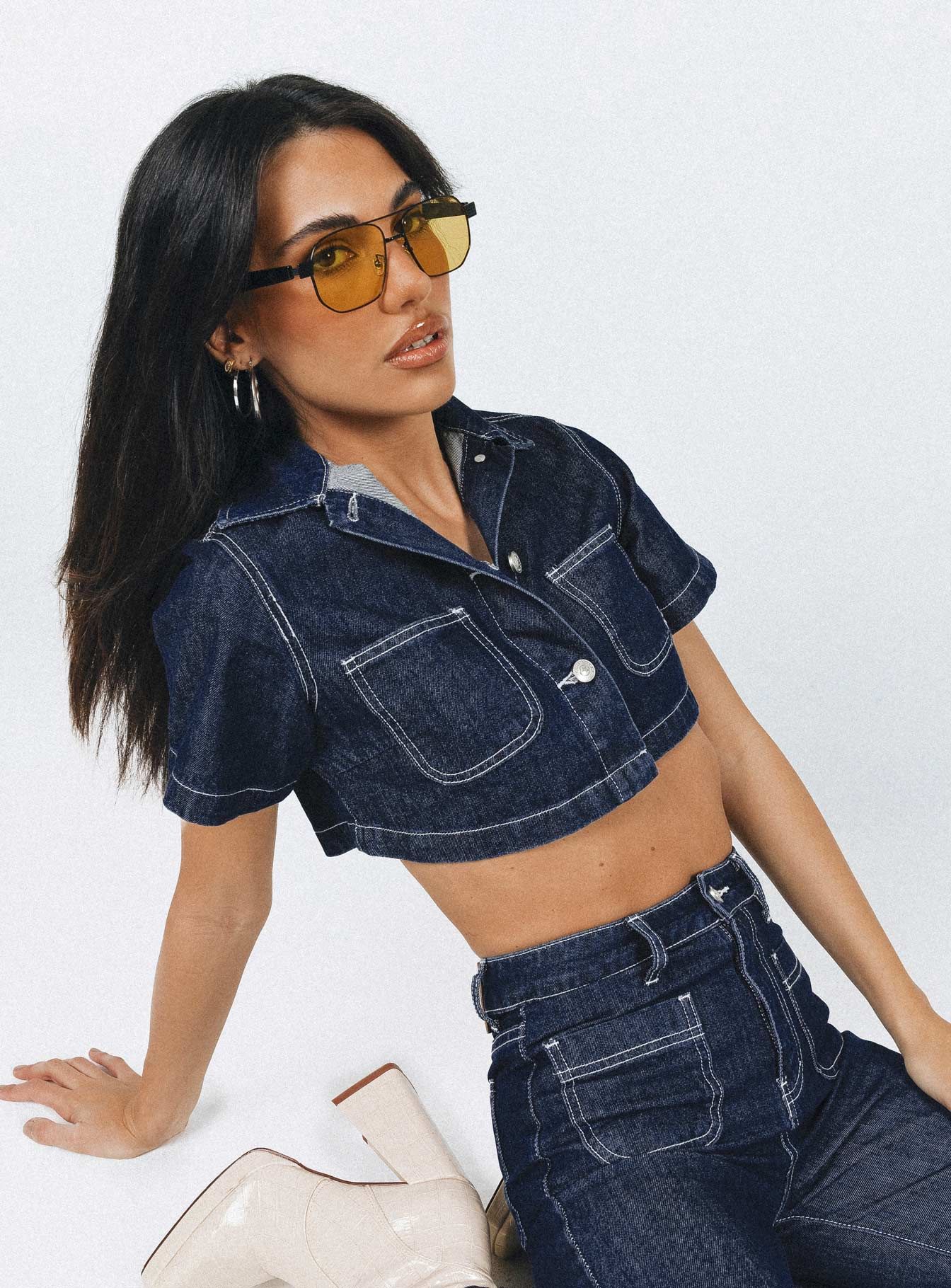 Pioneer Denim Jacket Denim sold by Princess Polly