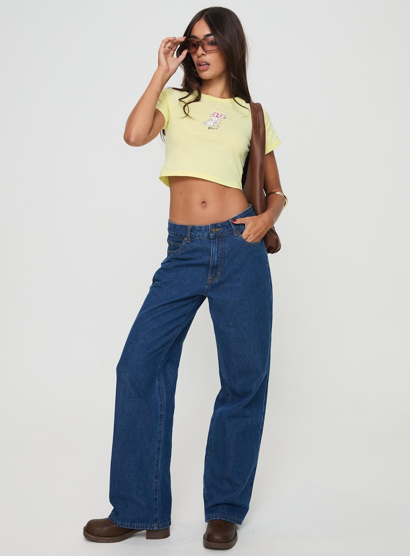 Kewpie Best Of Friends Baby Tee Yellow sold by Princess Polly product image thumbnail 3