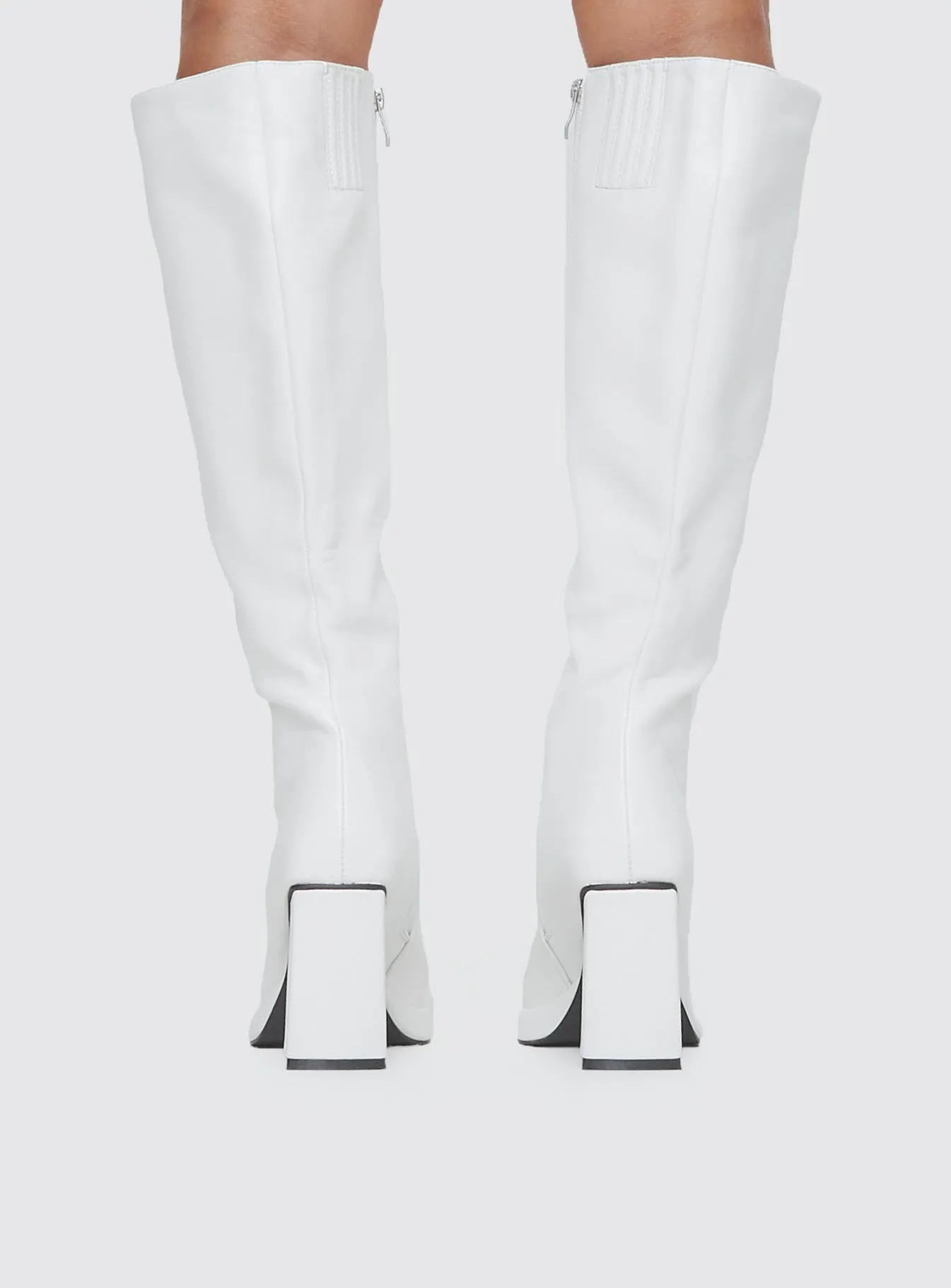 Scarlet Knee High Boots White sold by Princess Polly product image thumbnail 4