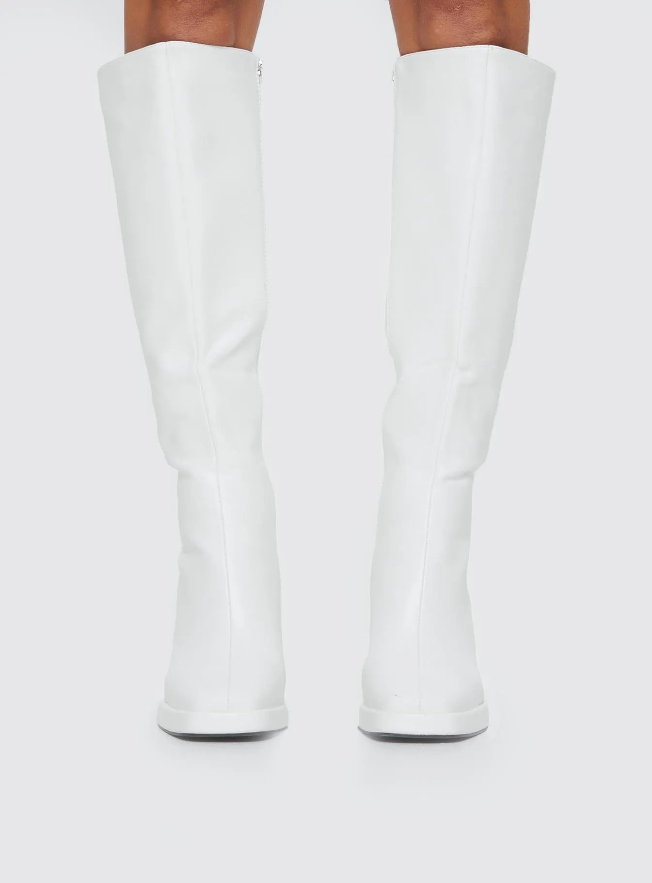 Scarlet Knee High Boots White sold by Princess Polly product image thumbnail 2