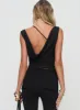 Passion Cowl Neck Top Black sold by Princess Polly