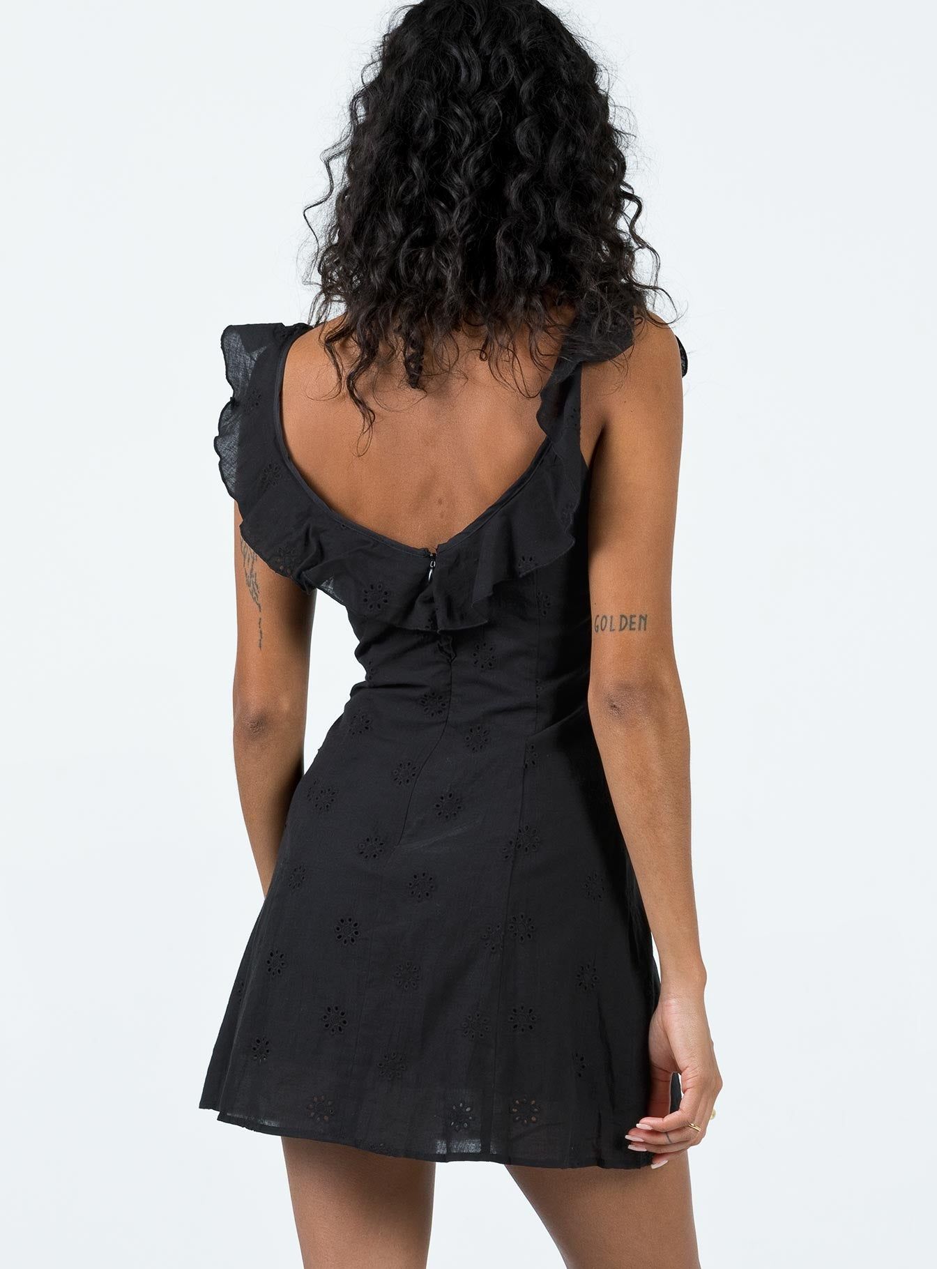 Besiana Mini Dress Black sold by Princess Polly product image thumbnail 5