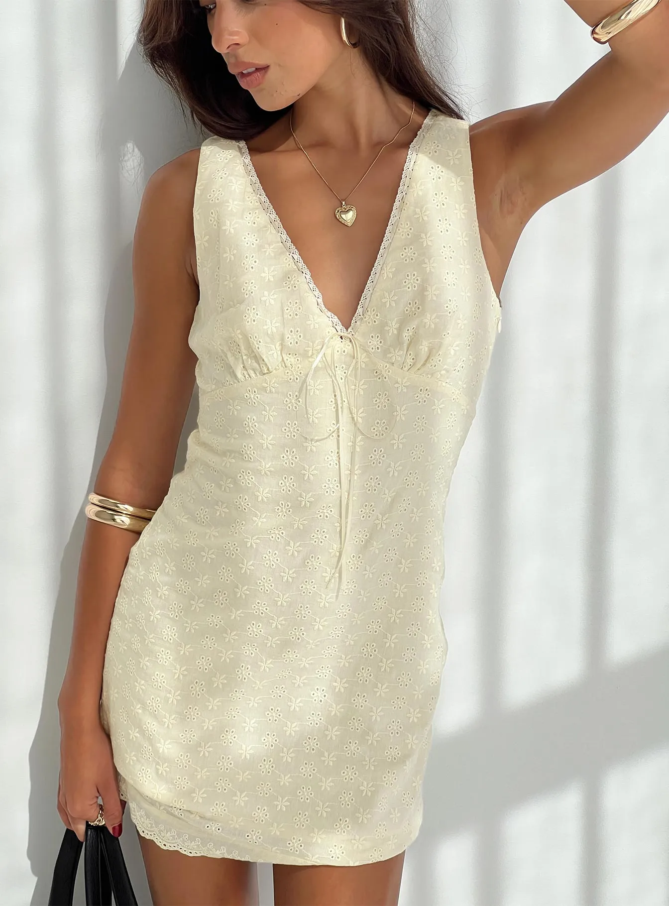 Brener Mini Dress Lemon | Parallel