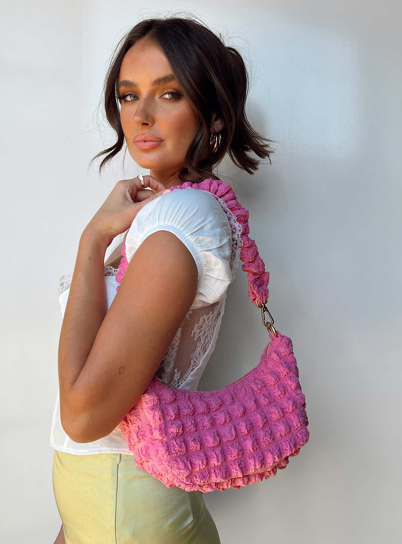 Barossa Shoulder Bag Pink sold by Princess Polly product image thumbnail 4