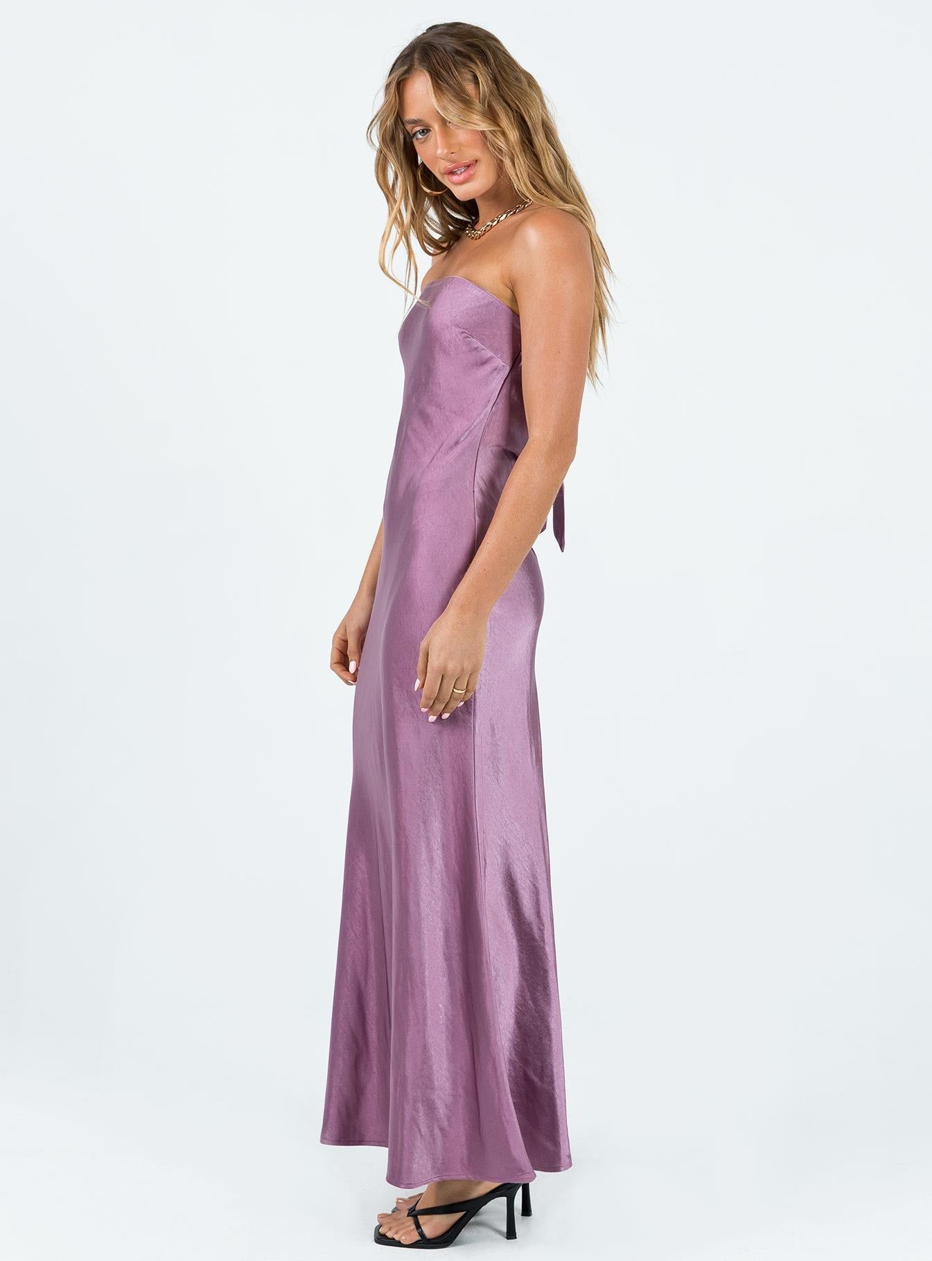 Haley Maxi Dress Mauve sold by Princess Polly product image thumbnail 3
