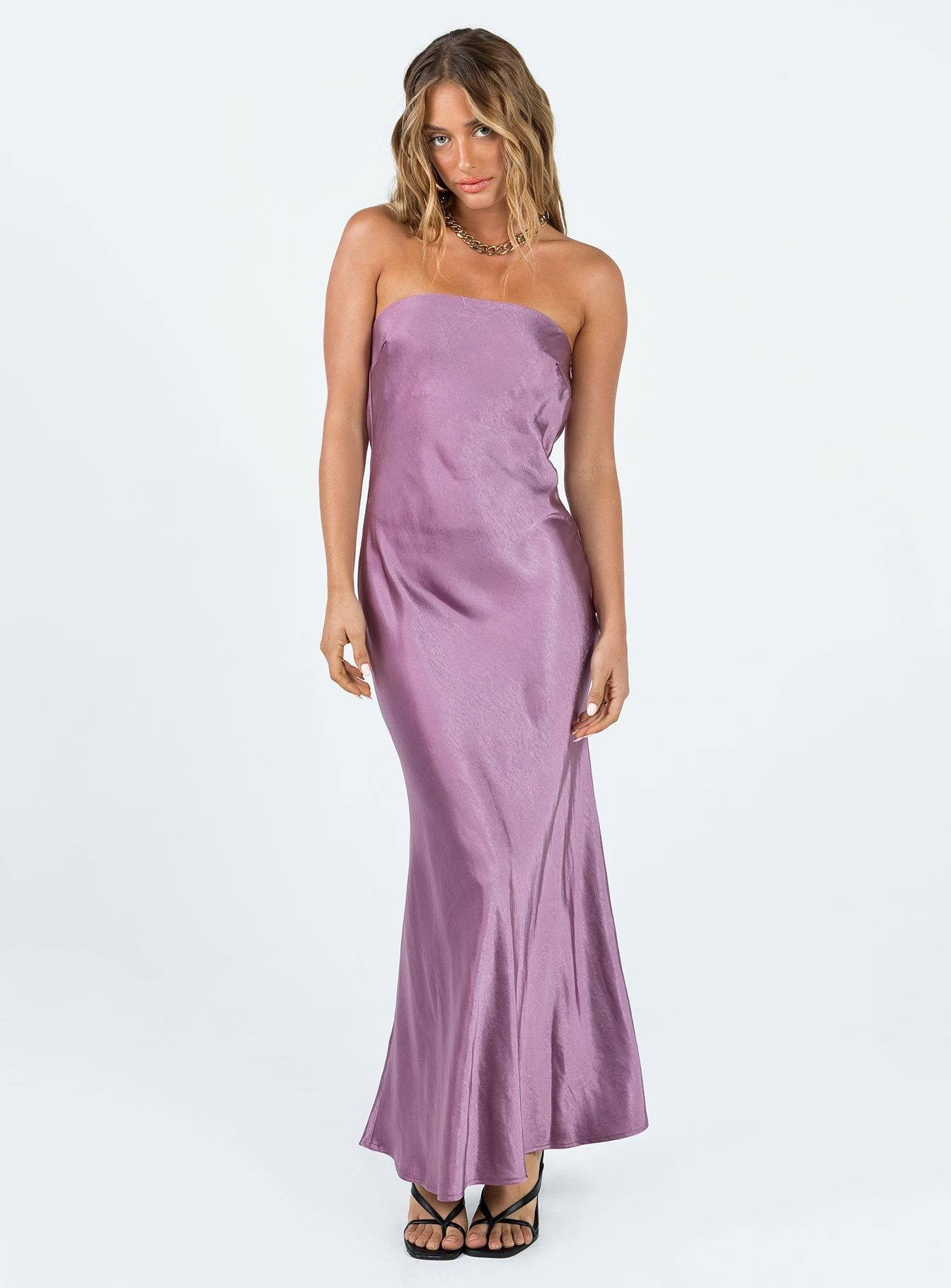 Haley Maxi Dress Mauve sold by Princess Polly product image thumbnail 2