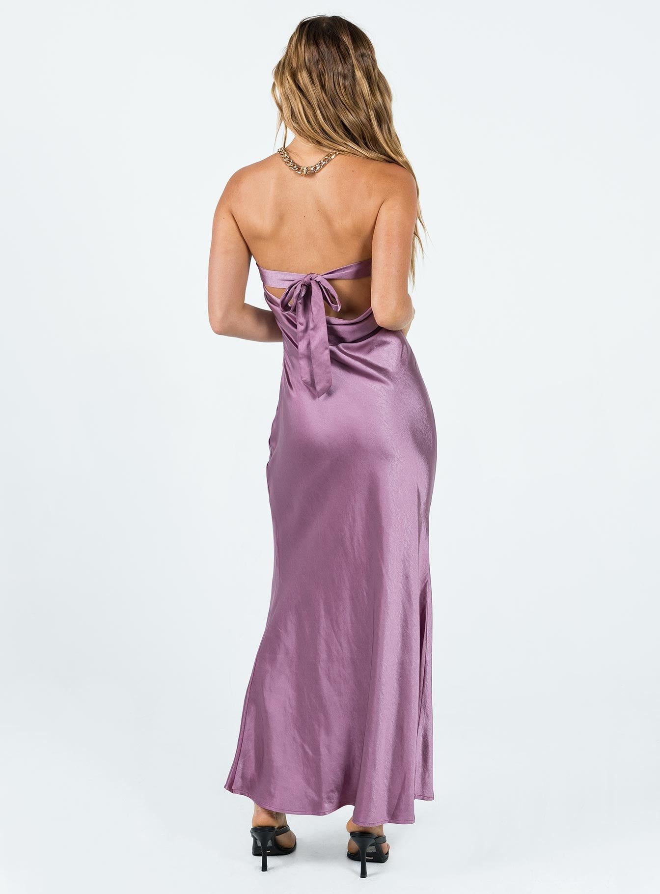 Haley Maxi Dress Mauve sold by Princess Polly product image thumbnail 4