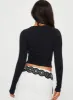 No Hope Long Sleeve Top Black sold by Princess Polly