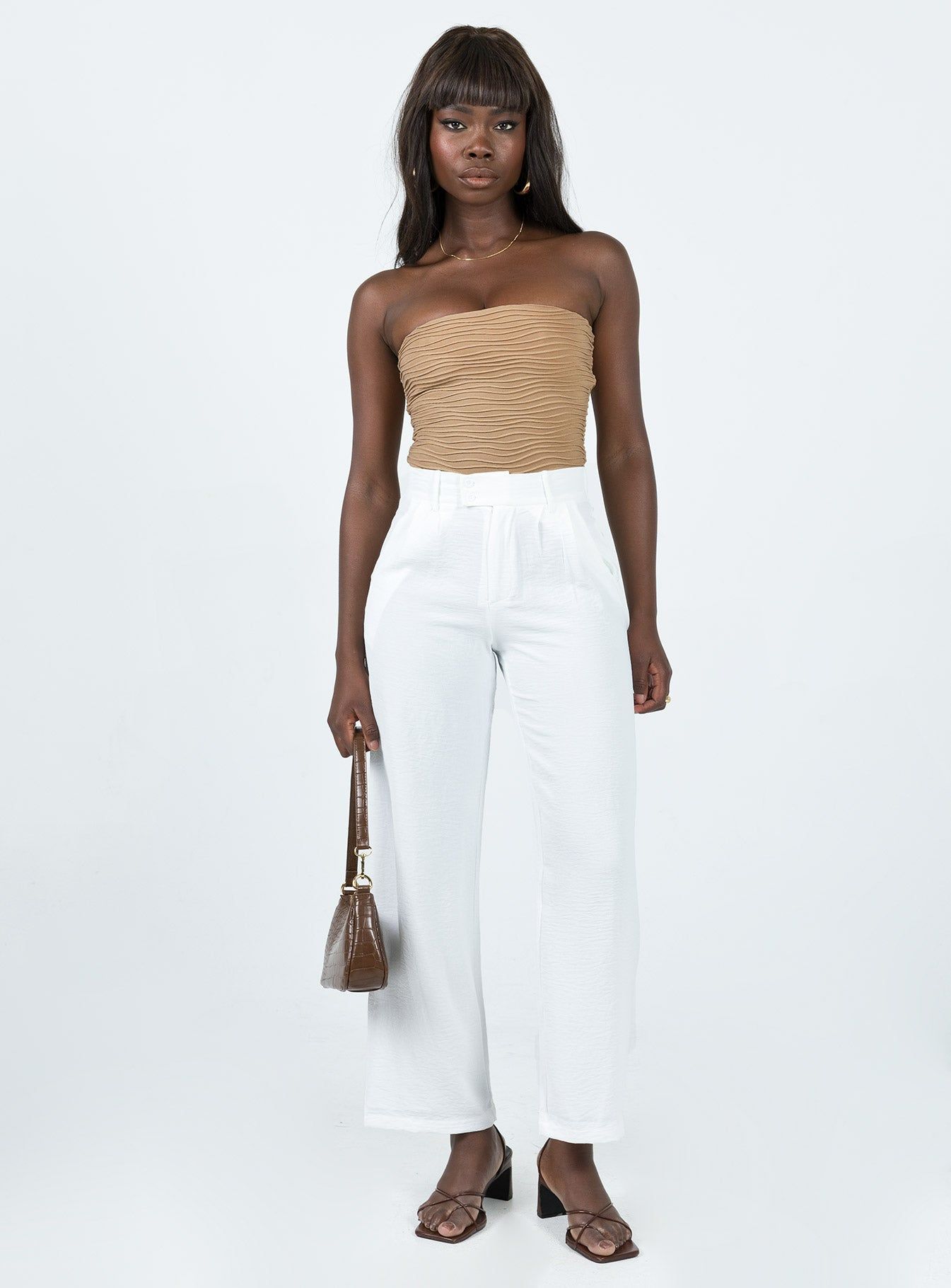 Zelaya Pants White sold by Princess Polly product image thumbnail 2