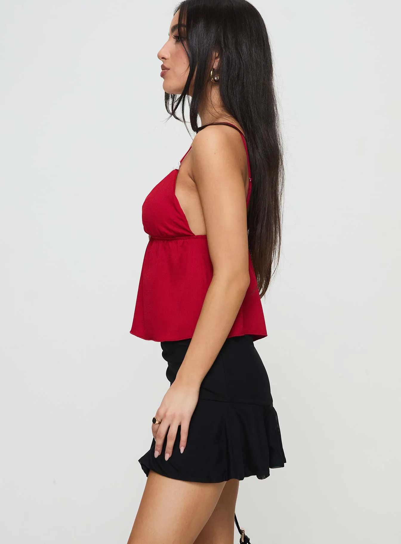 Konstantina Mini Skirt Black sold by Princess Polly product image thumbnail 4