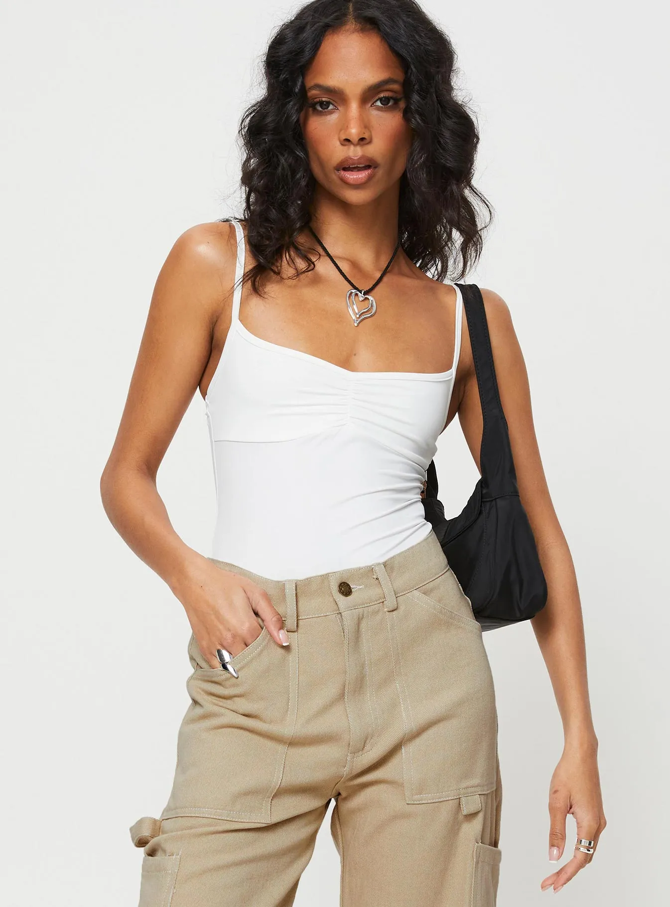 Linden Bodysuit White sold by Princess Polly product image thumbnail 2