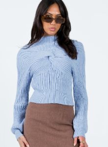 Cardoc Sweater Blue sold by Princess Polly