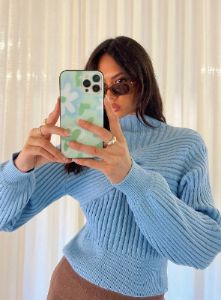 Cardoc Sweater Blue sold by Princess Polly