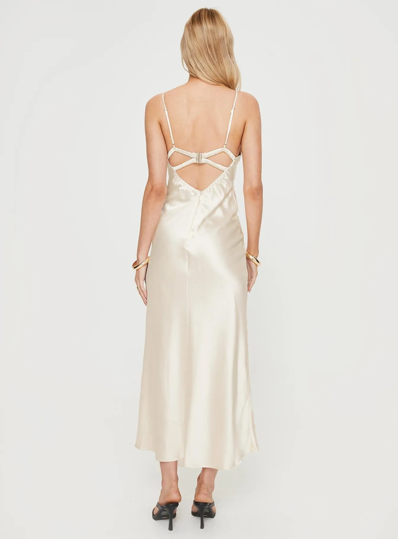 Cromwell Maxi Dress Champagne sold by Princess Polly product image thumbnail 5