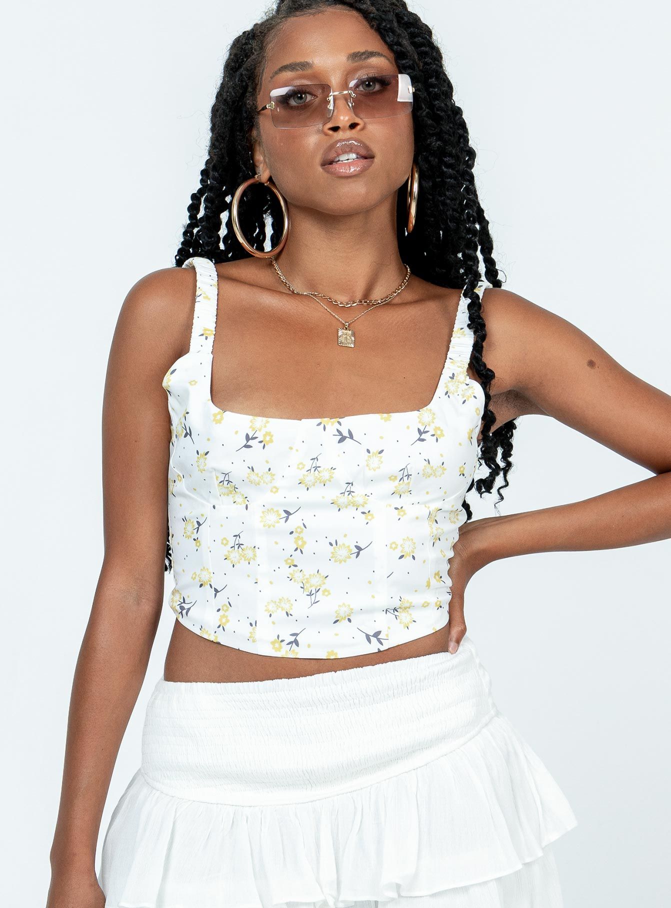 Cosette Top White sold by Princess Polly product image thumbnail 2