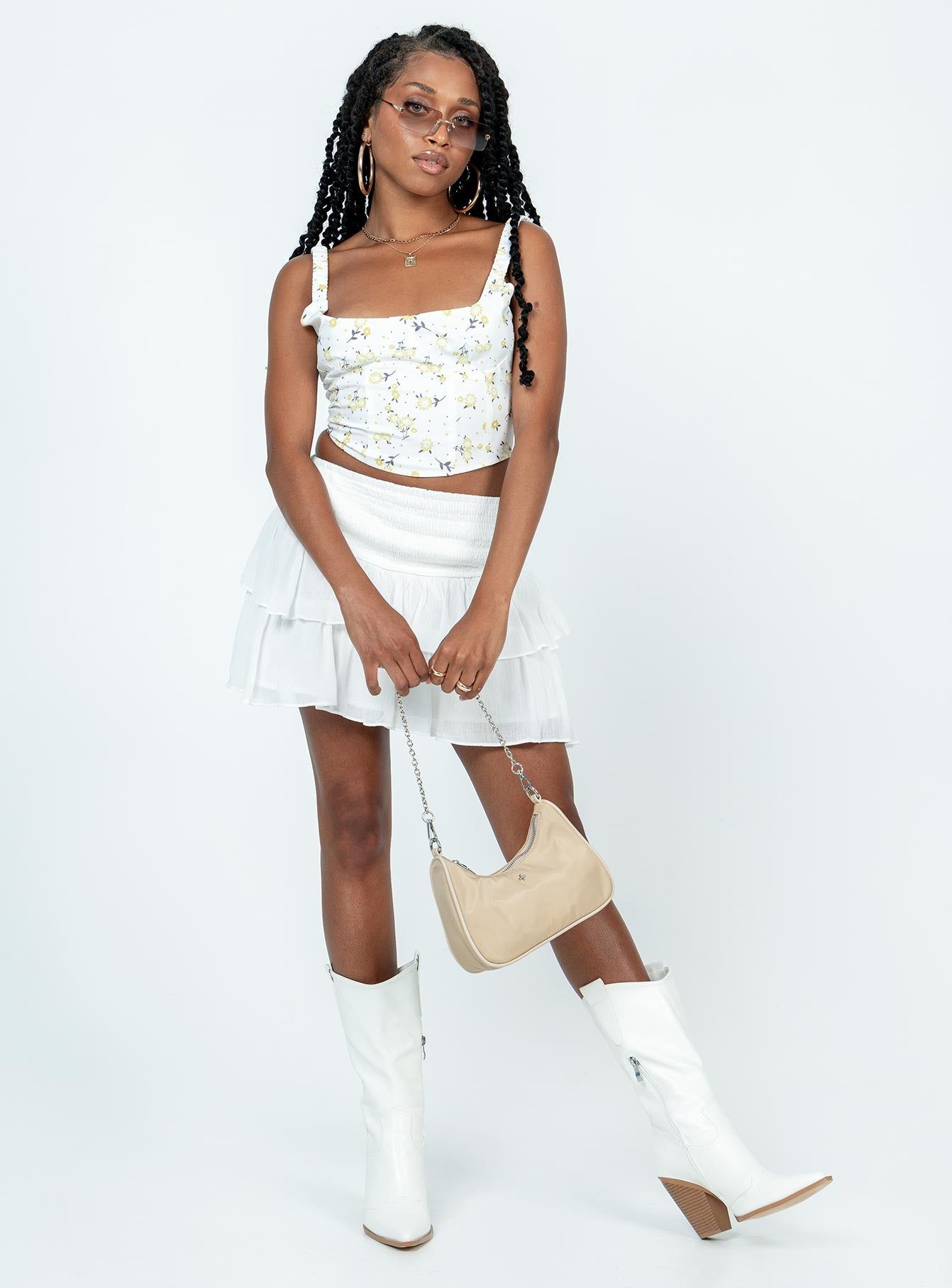 Cosette Top White sold by Princess Polly product image thumbnail 3