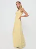 Skieler Maxi Dress Lemon sold by Princess Polly