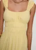 Skieler Maxi Dress Lemon sold by Princess Polly