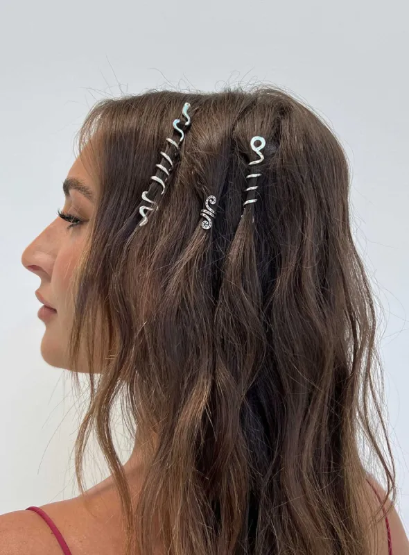 Amber Hair Twister Silver sold by Princess Polly