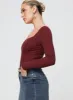 Charlotte Bodysuit Burgundy sold by Princess Polly