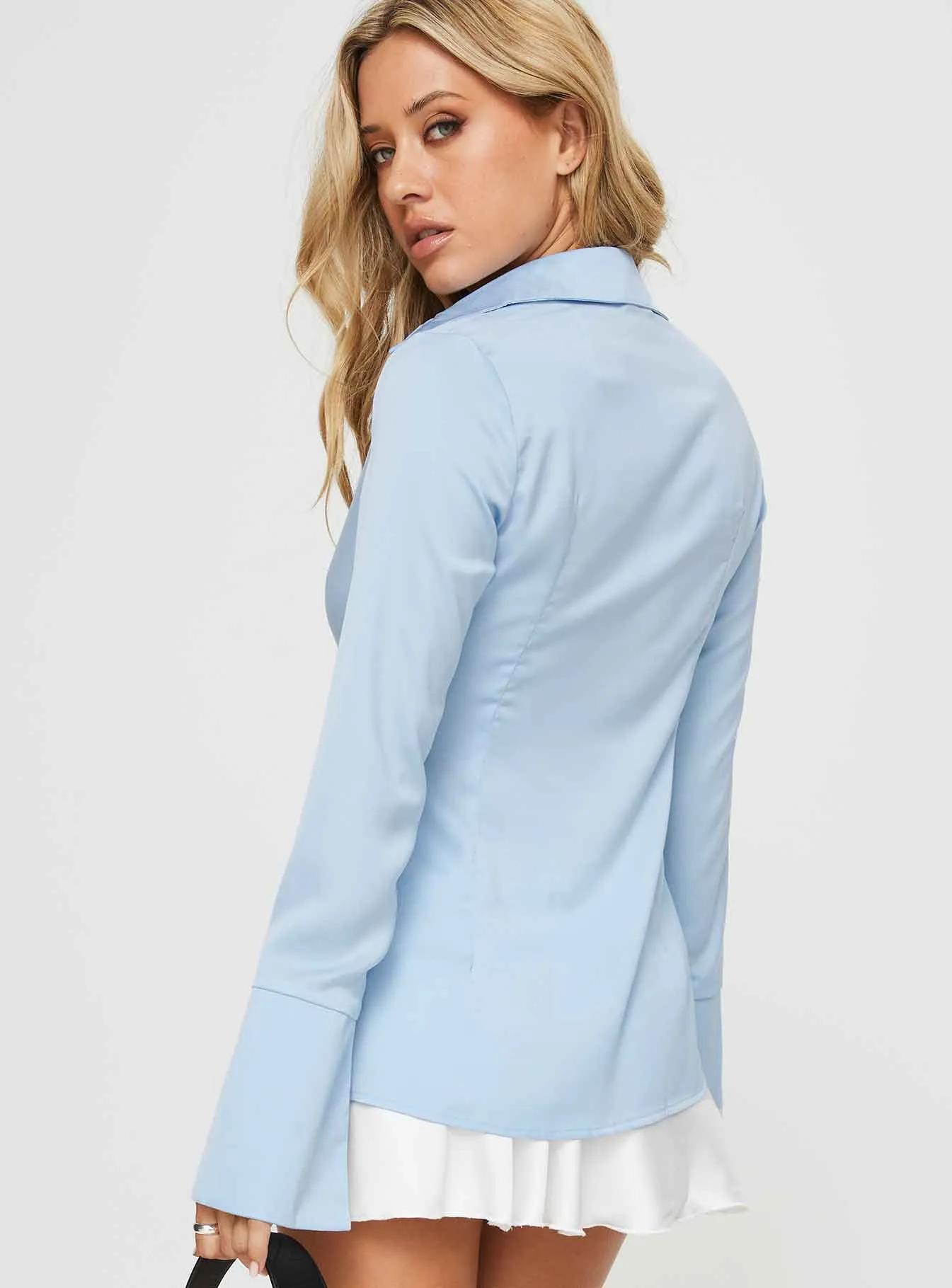 Southgate Shirt Blue sold by Princess Polly product image thumbnail 4