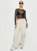 Future Mesh Long Sleeve Top Black sold by Princess Polly