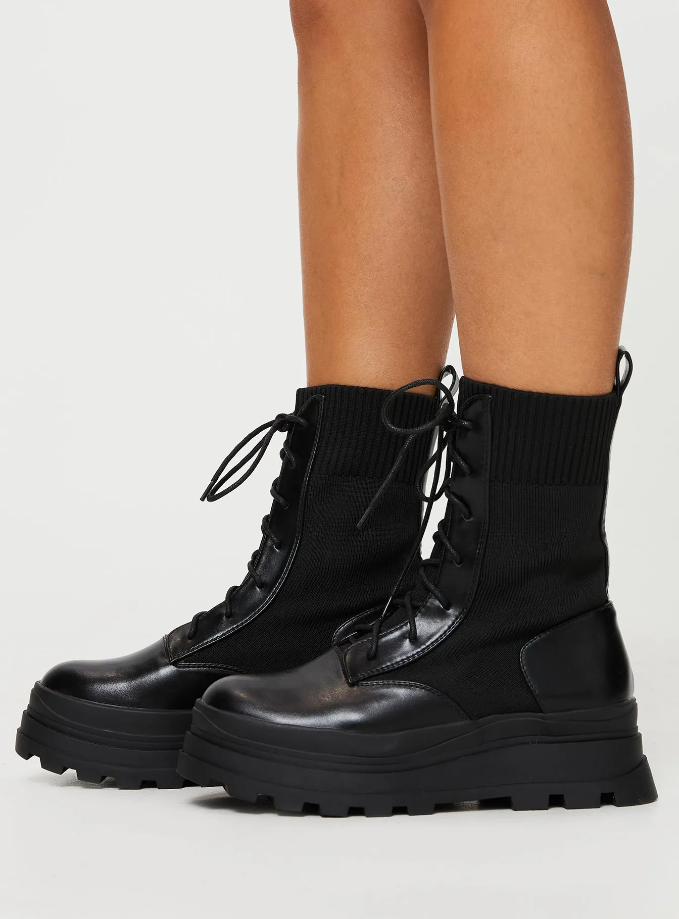 Muscle Boots Black sold by Princess Polly product image thumbnail 3