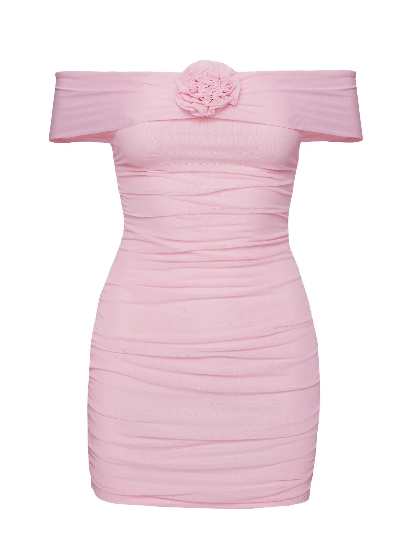 Penrose Off The Shoulder Mini Dress Pink sold by Princess Polly product image thumbnail 5