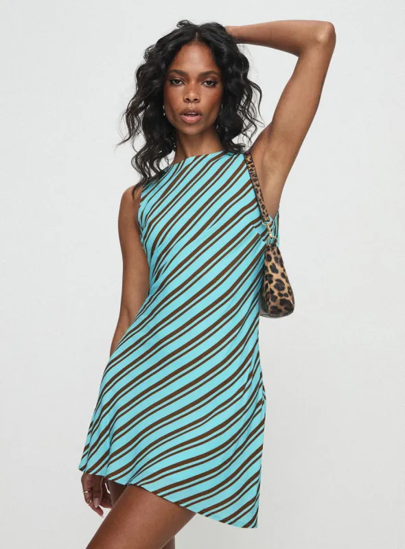 Chasing Stars Mini Dress Multi sold by Princess Polly