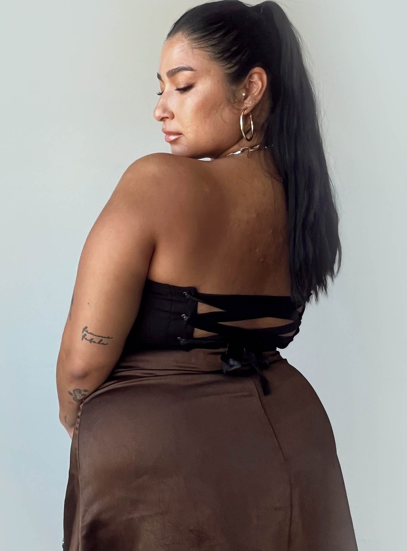 Endless Love Corset Top Black Curve sold by Princess Polly product image thumbnail 3