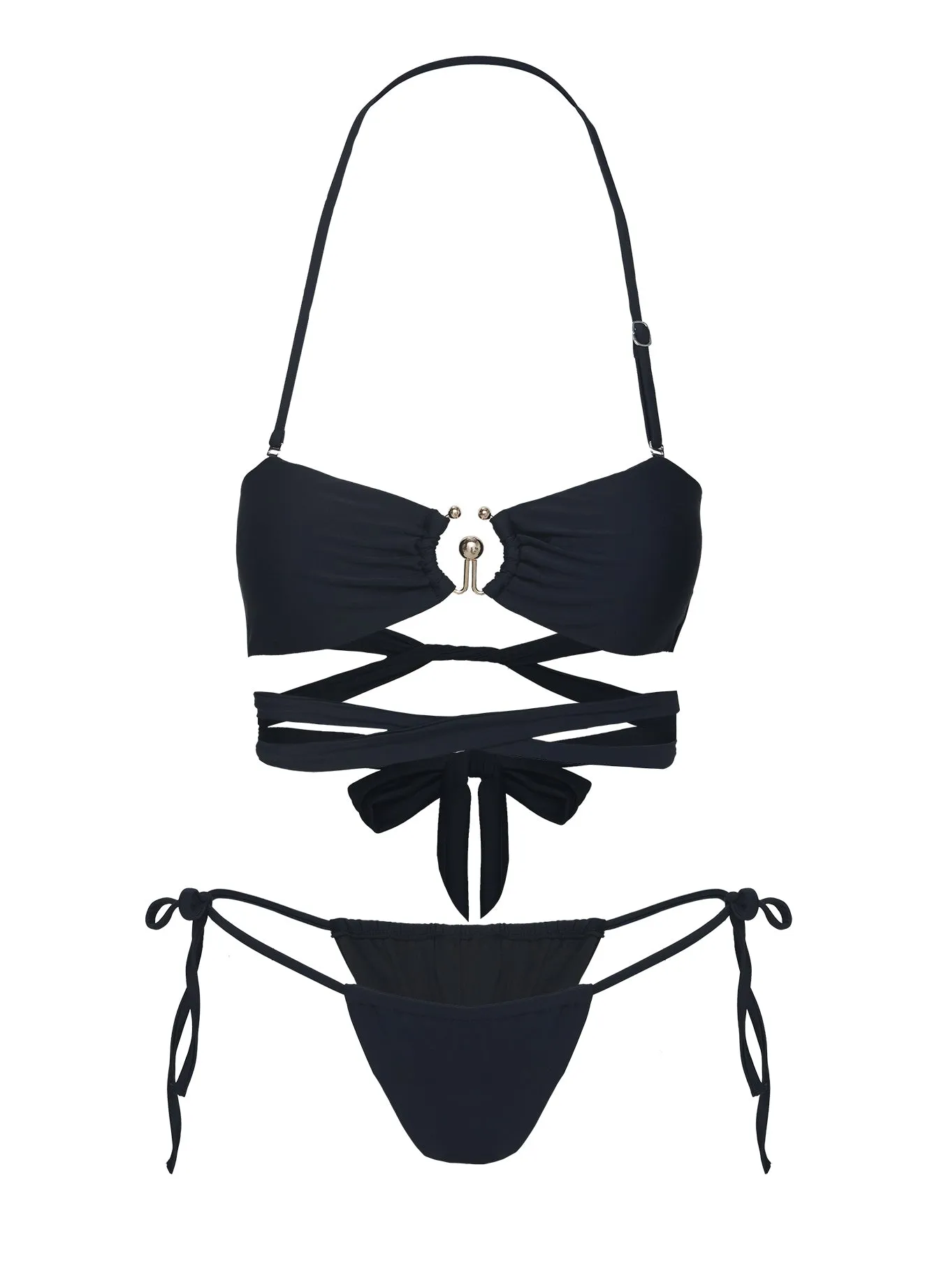 Southall Strapless Bikini Top Black sold by Princess Polly product image thumbnail 5