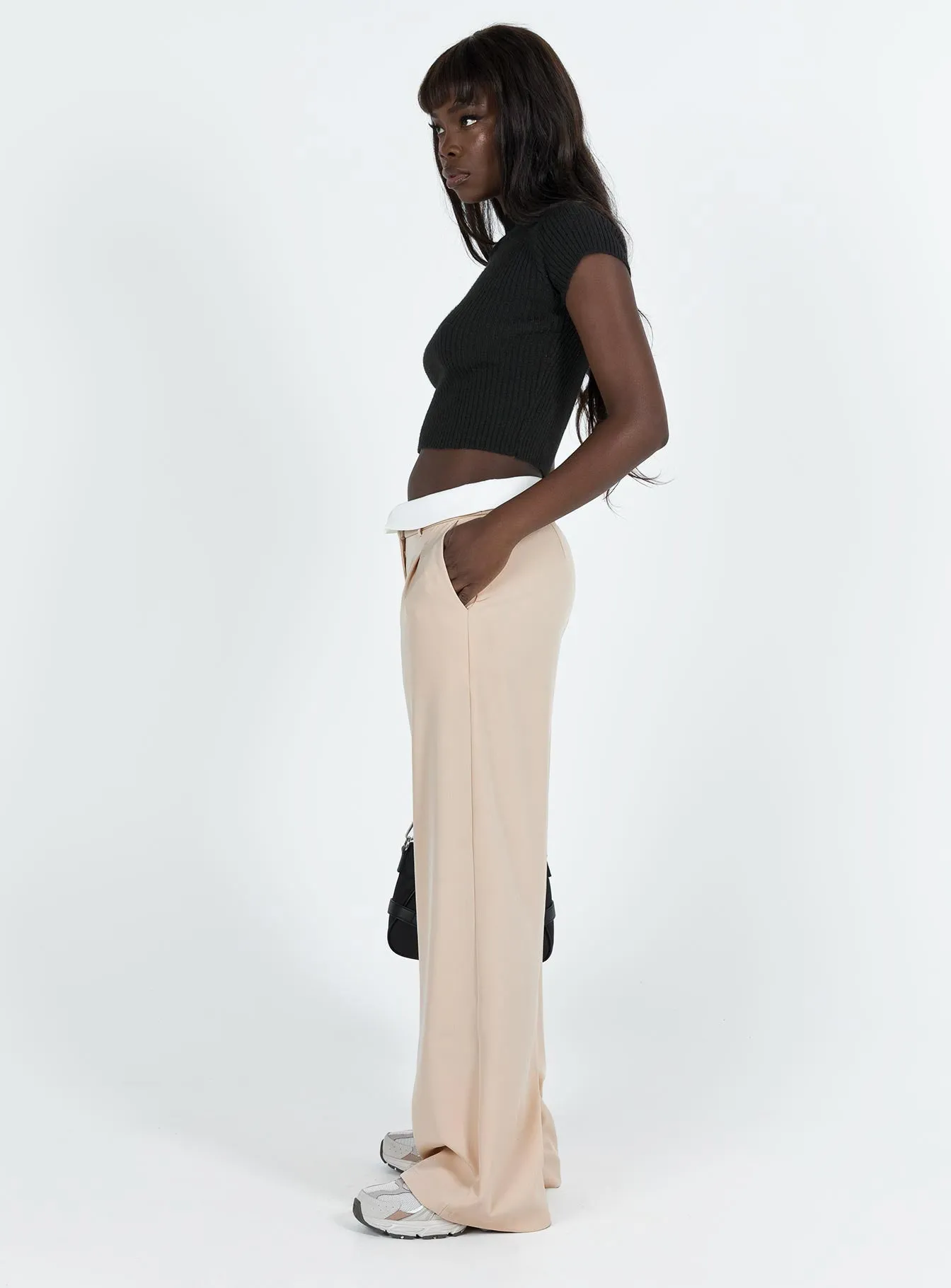Lacro Pants Beige sold by Princess Polly product image thumbnail 4