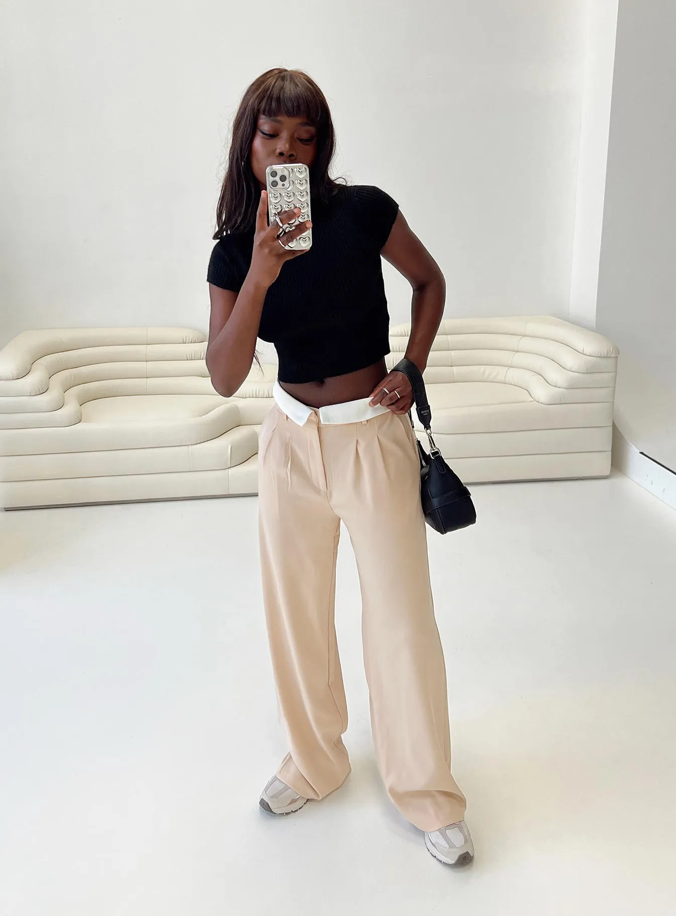 Lacro Pants Beige sold by Princess Polly