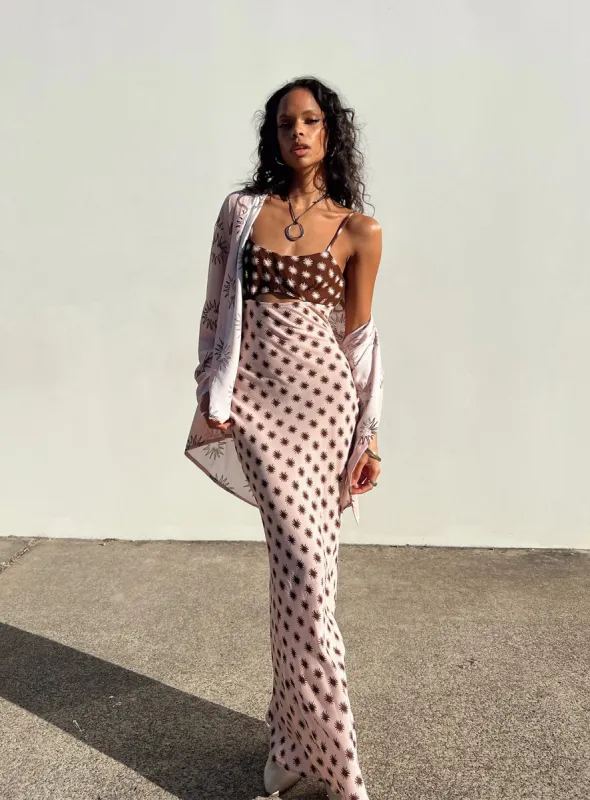 Freda Maxi Dress Pink sold by Princess Polly