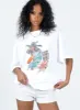 Vacay Oversized Tee White sold by Princess Polly