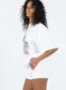 Vacay Oversized Tee White sold by Princess Polly