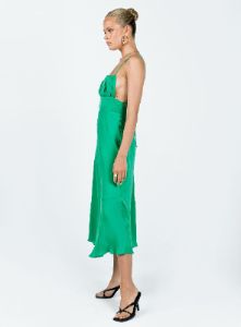 Veno Midi Dress Green sold by Princess Polly