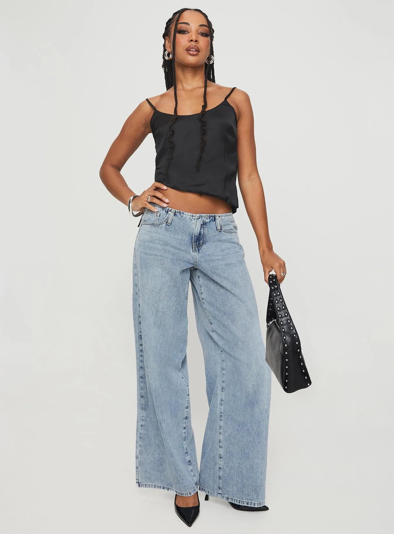 Olivette Top Black sold by Princess Polly product image thumbnail 2