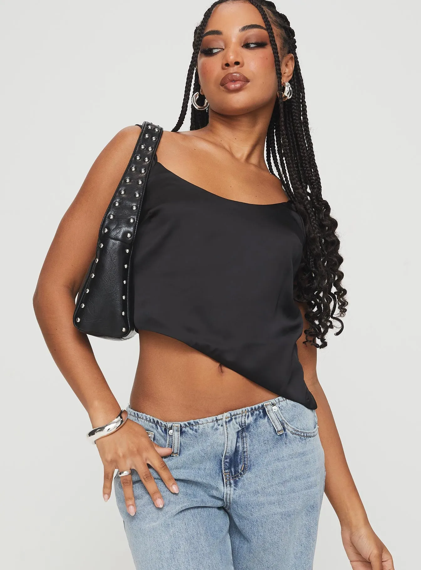 Olivette Top Black sold by Princess Polly