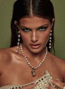 Zelaya Pearl Earrings Gold / White sold by Princess Polly