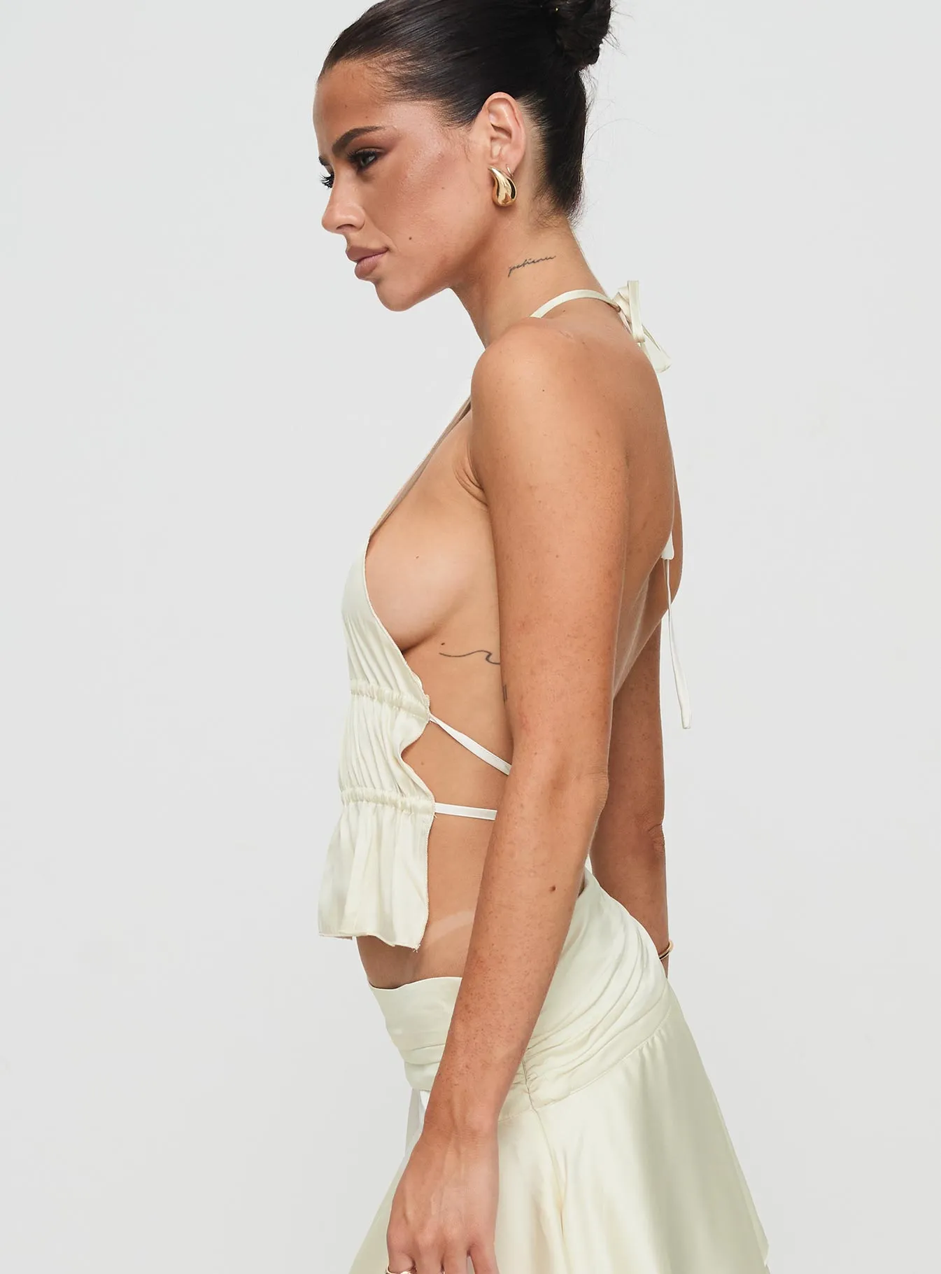 Legacy Halter Top Ivory sold by Princess Polly product image thumbnail 4
