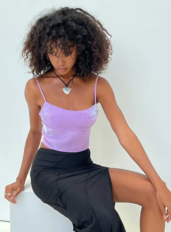 Bellbrook Top Lilac sold by Princess Polly