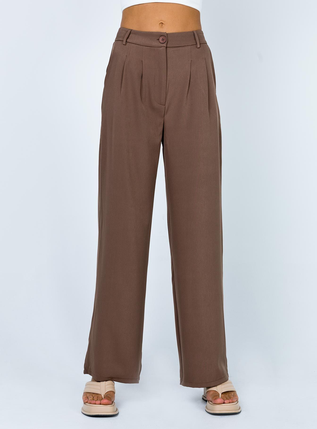 Archer Pants Brown Tall sold by Princess Polly product image thumbnail 2