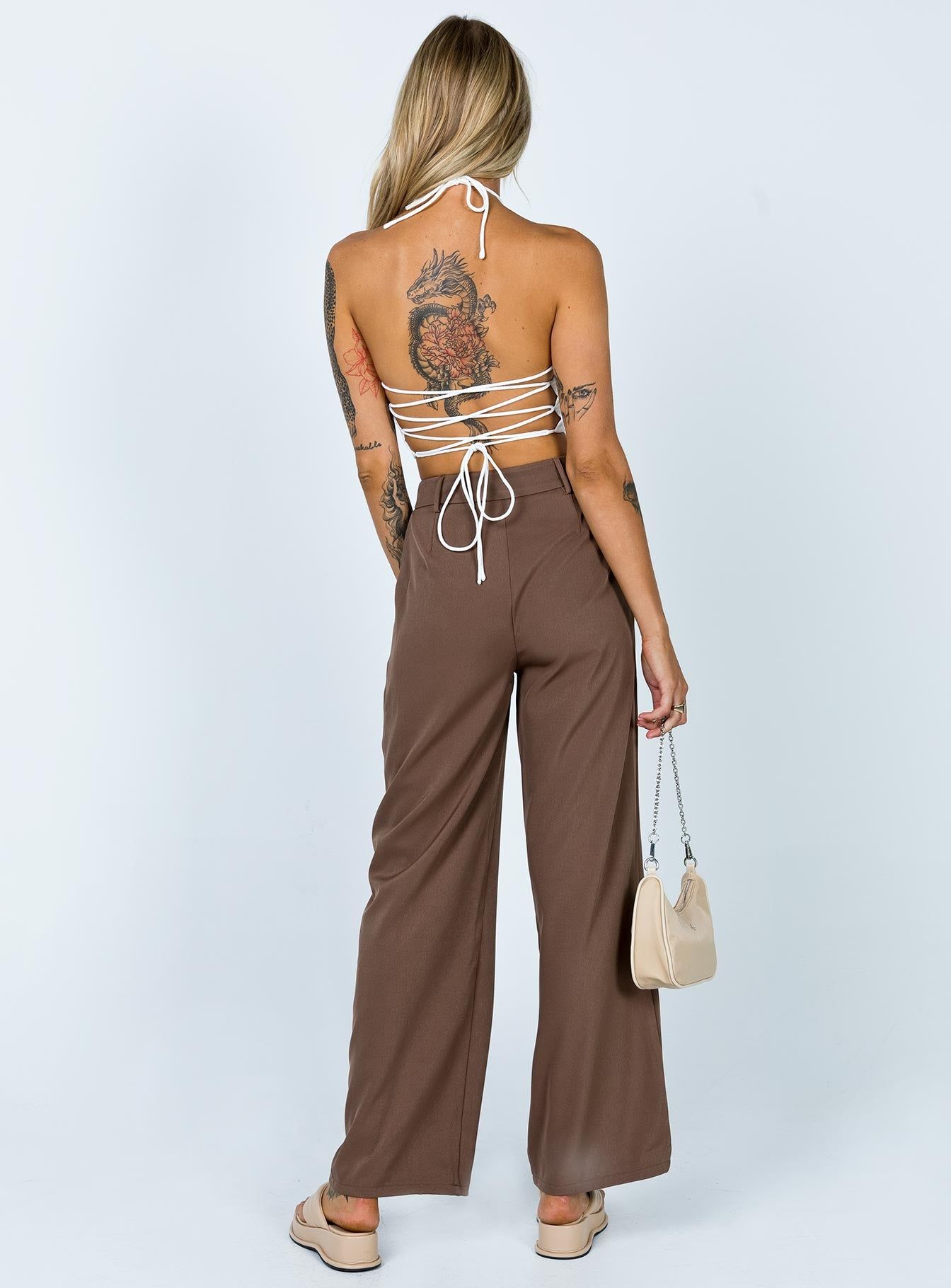 Archer Pants Brown Tall sold by Princess Polly product image thumbnail 5