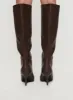 Billini Harlen Knee High Boots Brunette sold by Princess Polly