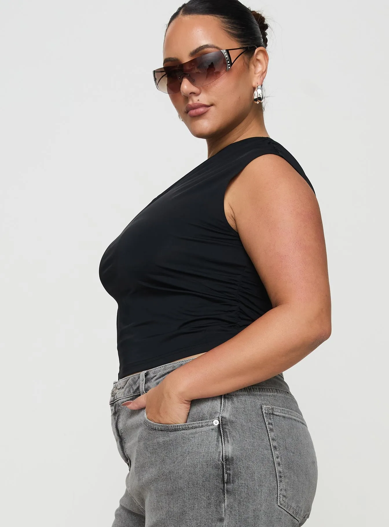 Ander Top Black Curve sold by Princess Polly product image thumbnail 4